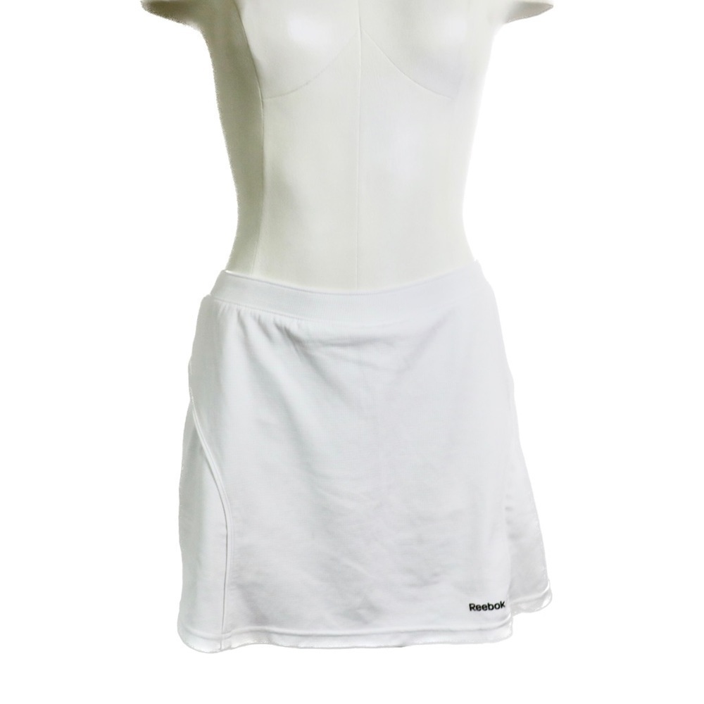 Reebok Sportswear Tennis Skort White Lined Inner Brief Size Small Tennis Prep